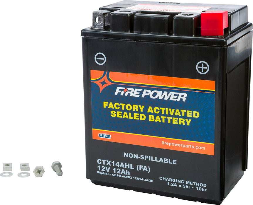 Fire Power Factory Activated Sealed Maintenance Free Battery - ARCTIC CAT 250