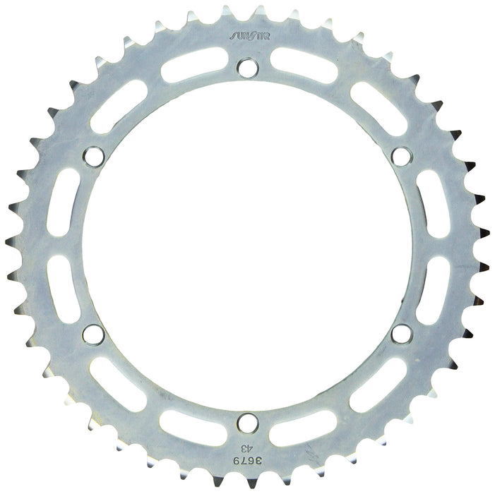 Sunstar 2-367943 43-Teeth 520 Chain Size Rear Steel Sprocket