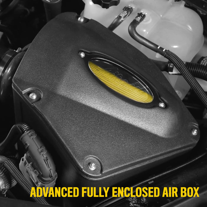 Airaid Cold Air Intake System By K&N: Increased Horsepower, Cotton Oil Filter: Compatible With 2017-2019 Chevrolet/Gmc (Silverado 2500 Hd, 3500 Hd, Sierra 2500 Hd, Sierra 3500 Hd) Air- 200-335