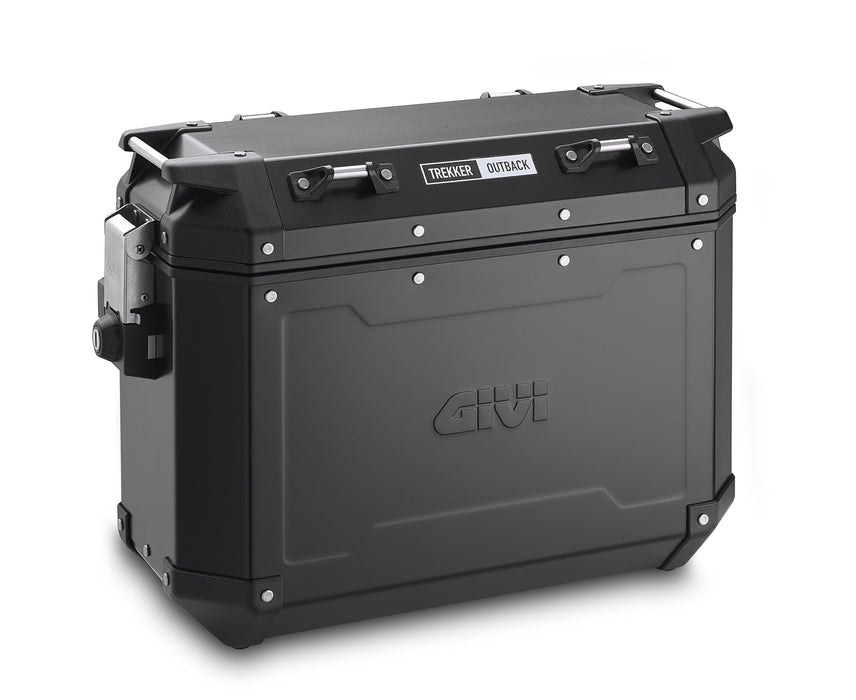 GIVI OBKN37BPACK2A Outback Series 37L Aluminum Side Cases Pair (Left and Right) Black