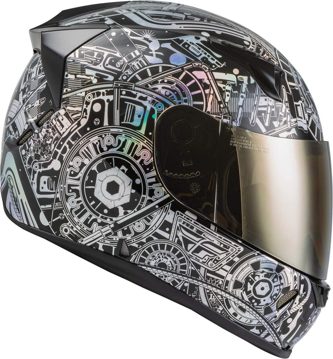 Fly Racing 73-8381X Revolt Matrix Helmet Iridescent XL