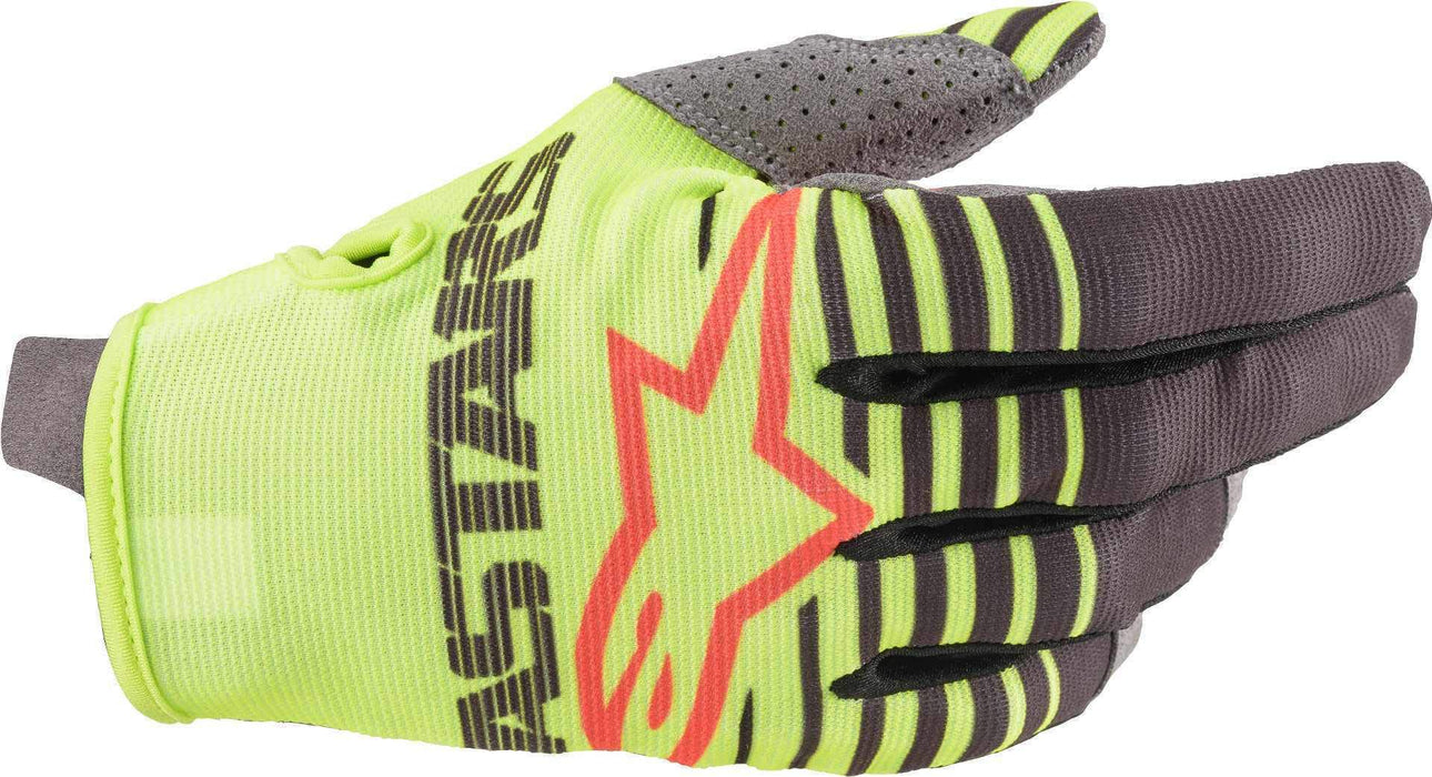 Alpinestars 3561820-559-2XL Radar Gloves Yellow/Anthracite 2X