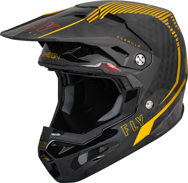 Fly Racing 2023 Adult Formula Carbon Tracer Helmet (Gold/Black, XX-Large)