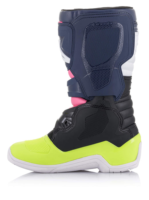 Alpinestars 2014018-1176-2 Unisex-Adult Tech 3S Youth Boots Black/Dark Blue/Pink Fluo Sz 02 (Multi, one_size)