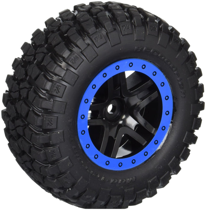 Traxxas 5883A Tire and Wheel Split Spoke BF Goodrich Mud Terrain