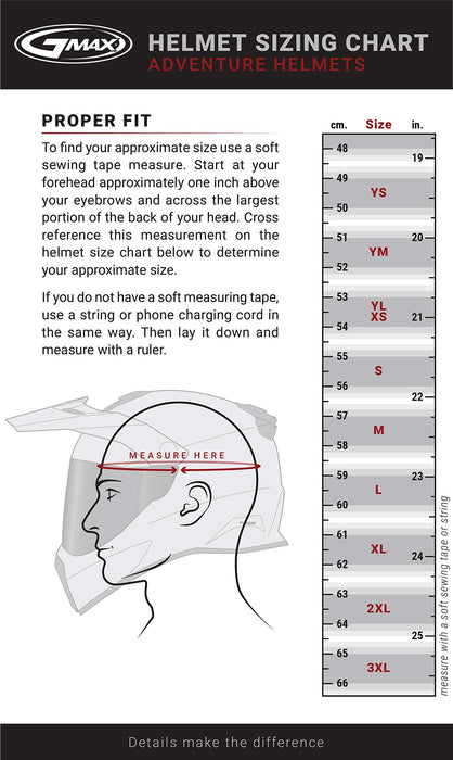 GMAX G2115078 GM11 Snow Helmet