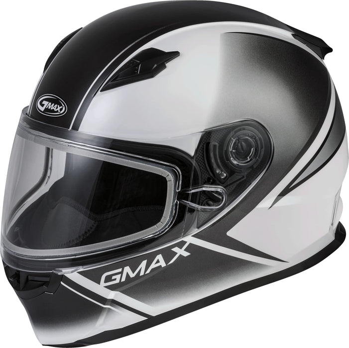 FF-49S FULL-FACE HAIL SNOW HELMET WHITE/BLACK SM