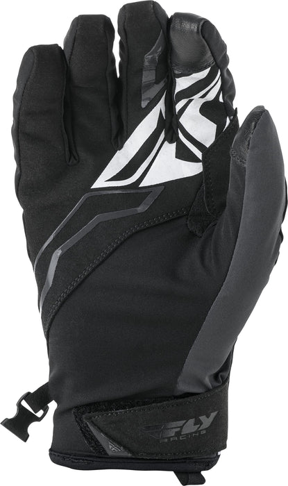 Fly Racing 2022 Adult Title Gloves (Black/Grey, X-Large)