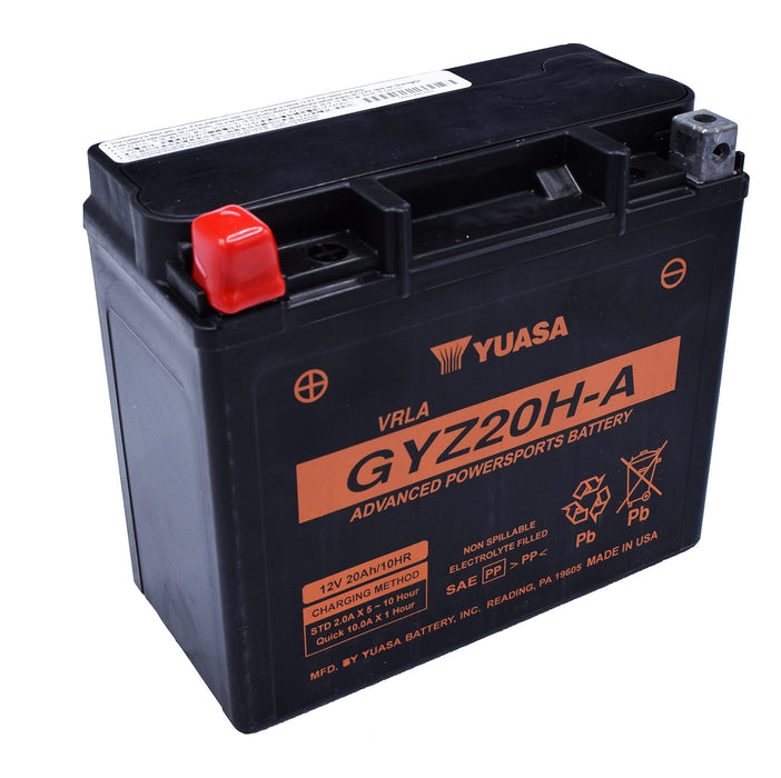 Yuasa YUAM720GHA Yuasa Battery GYZ20H-A Sealed Factory Activated