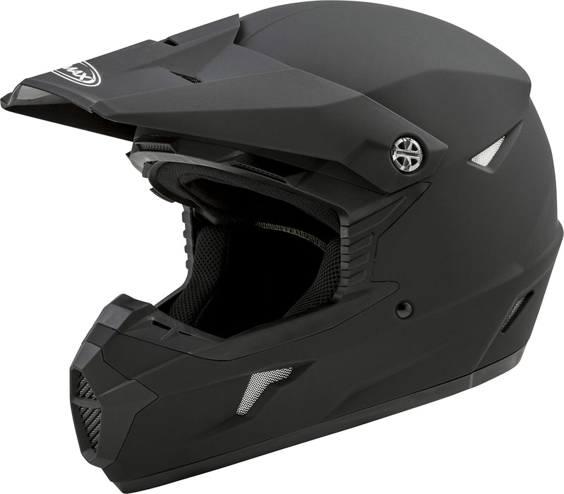 GMAX MX-46 Full Face Off-Road Helmet - Matte Black (Medium)