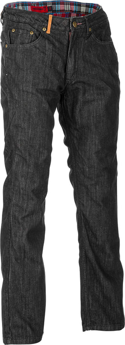 Highway 21 Men's Motorcycle Blockhouse Jeans (Black, US 32 Tall)