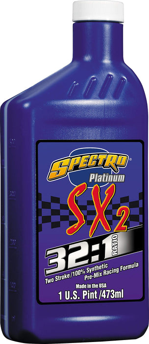 Spectro Oils Platinum SX2 Full Synthetic 2T Gallon T.SPSX321