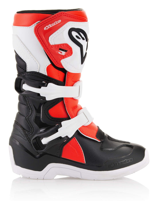 Alpinestars 2014018-1231-7 Tech 3S Boots - Black/White/Red (Size 7)