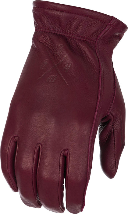 Highway 21 Men's Motorcycle Louie Gloves (Oxblood, 4X-Large)