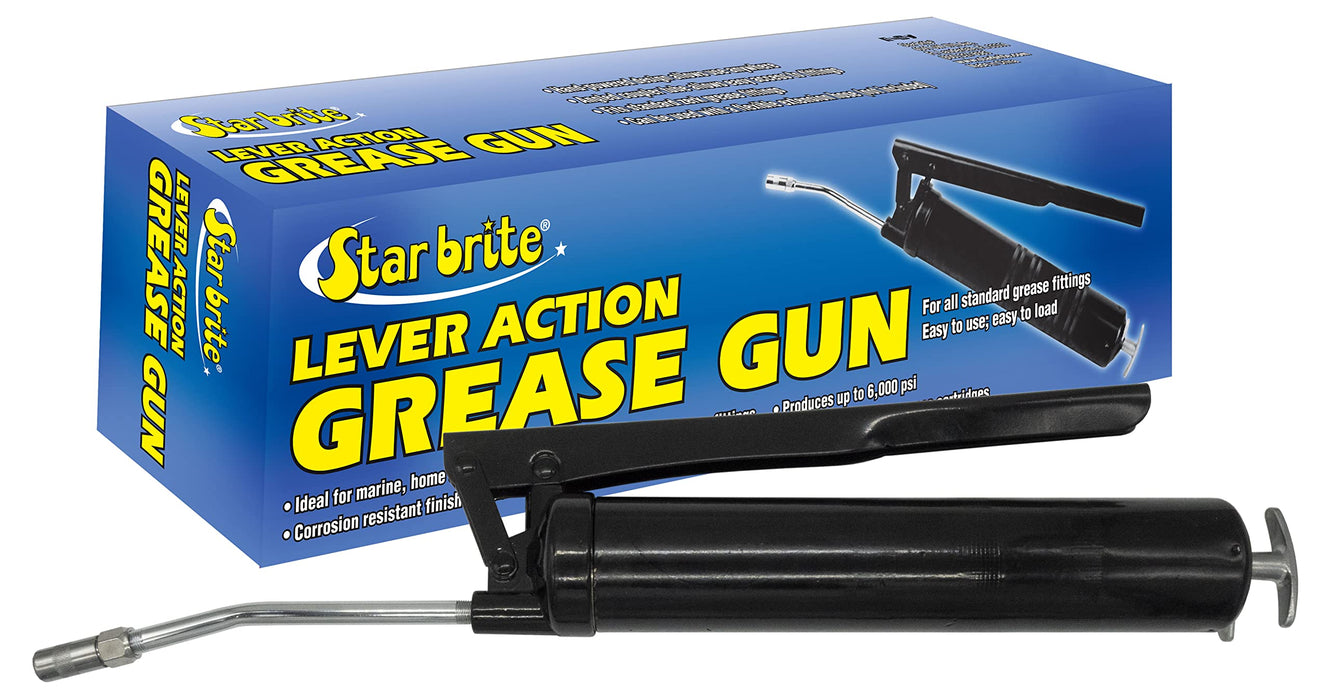 STAR BRITE Std Duty Lever Grease Gun for 14 OZ. Cartridge (028704), black