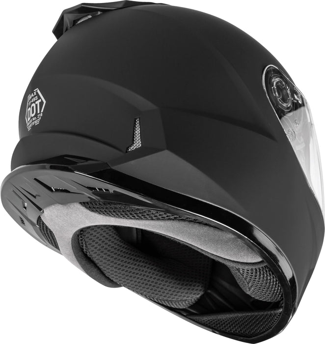 Gmax Ff49 Full Face Street Helmet Solid (Flat Black) 3Xl (3X-Large) G7490079