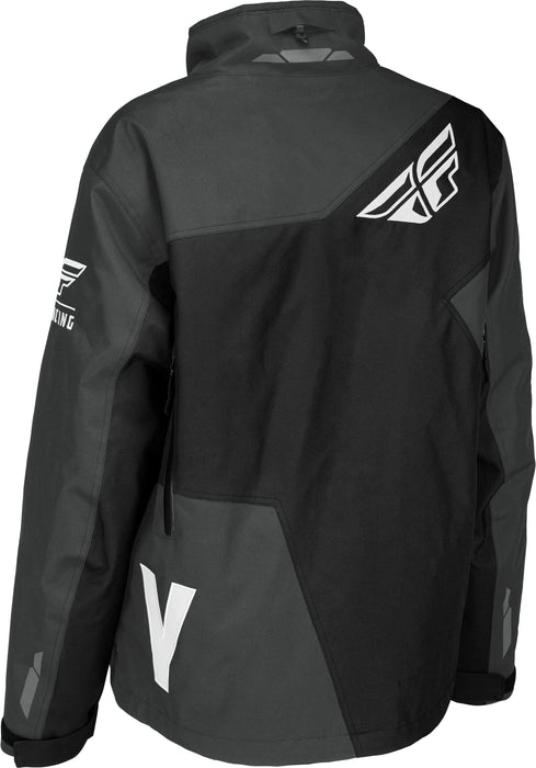 Fly Racing 2023 Women's SNX Pro Jacket (Black/Grey, 4X-Large)