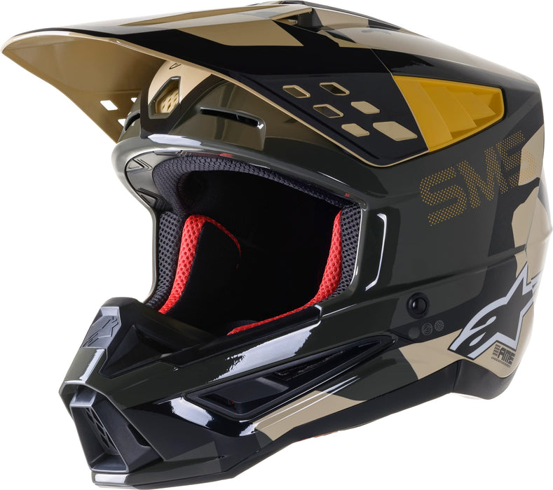 Alpinestars S-M5 Rover Helmet Sand/Tangerine/Camo Xl (8303921-8049-XL)