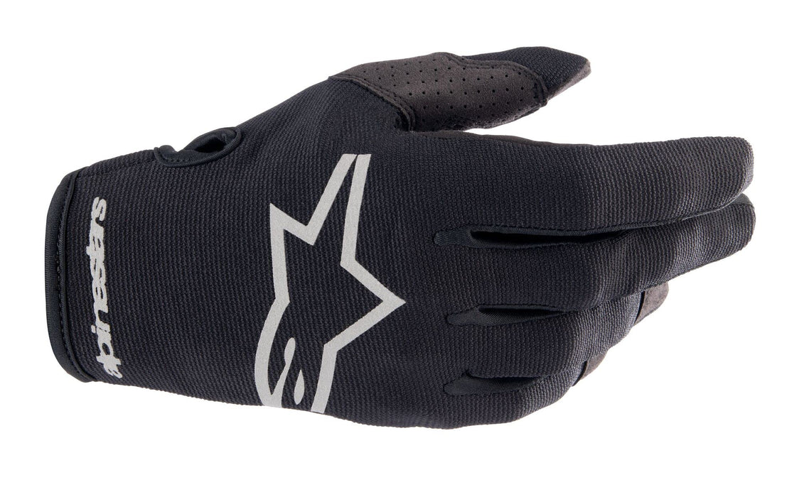 Alpinestars Radar Gloves (Black Brushed Silver, Medium)