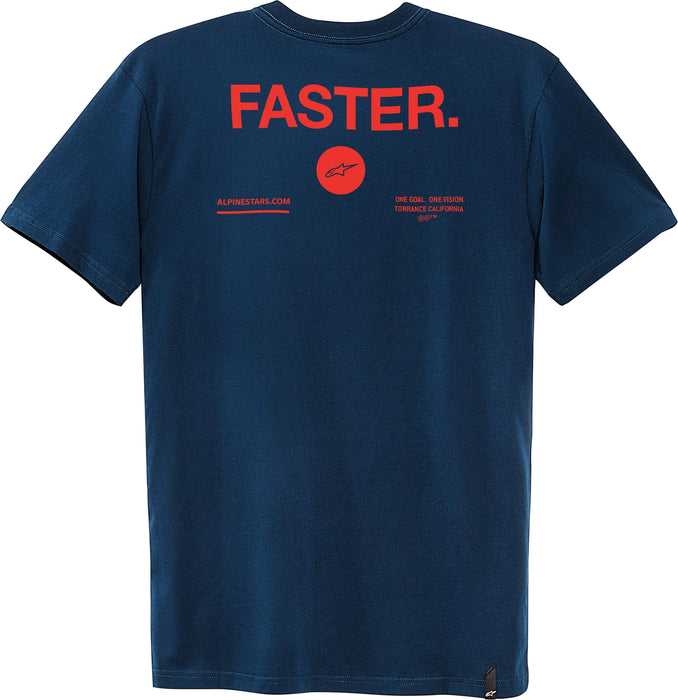 Alpinestars Faster T-Shirt (LARGE) (NAVY)