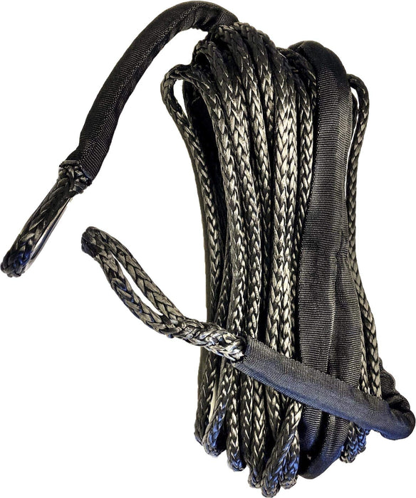 Open Trail Synthetic Winch Rope 1/4" Diameter X 50 Ft. Black