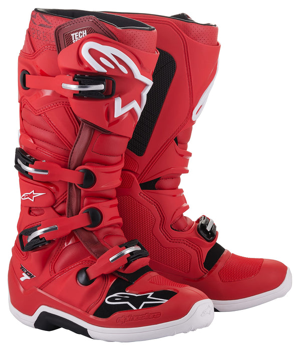 Alpinestars Tech 7 Boots Red (Size 11) (2012014-30-11)