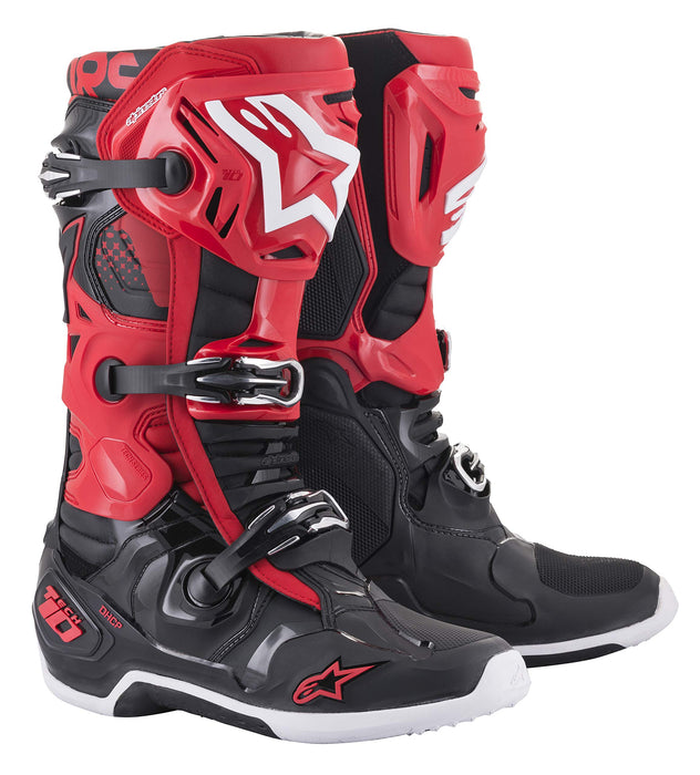 Alpinestars 2010020-31-9 Men's Tech 10 Motocross Boot, Red/Black, 9