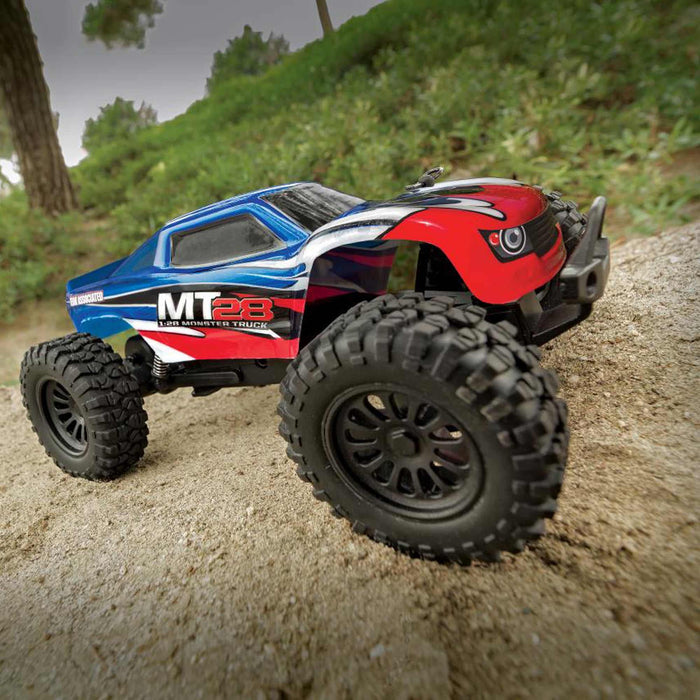Team Associated 1/28 2 Wheel Drive MT28 Monster Truck Brushed RTR Ready to Run ASC20155 Cars Electric Kit Other