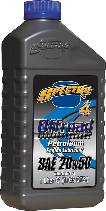 Spectro L.O25 Premium Offroad Petroleum 4T - 20W50-1lt. -12/Case