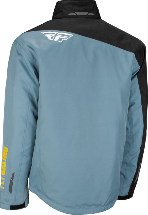 Fly Racing 2023 Aurora Jacket (Blue/Yellow, 4X-Large)