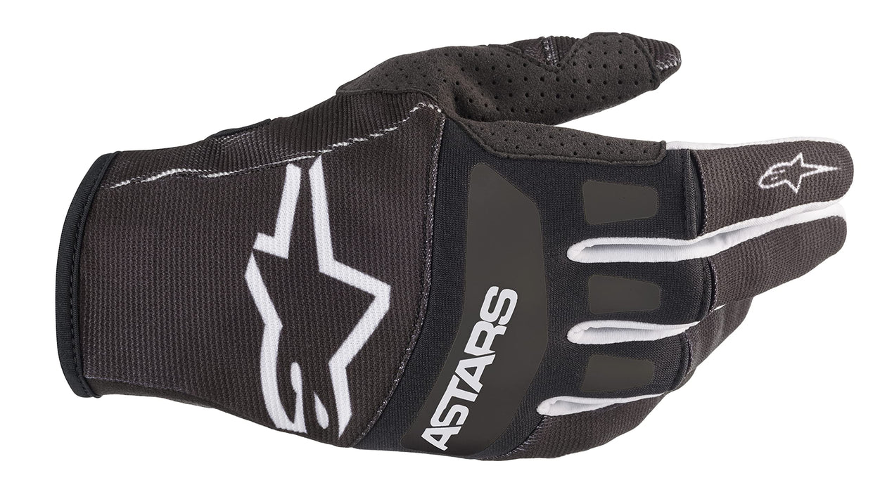 Alpinestars Techstar Gloves Black/White Lg (3561022-12-L)