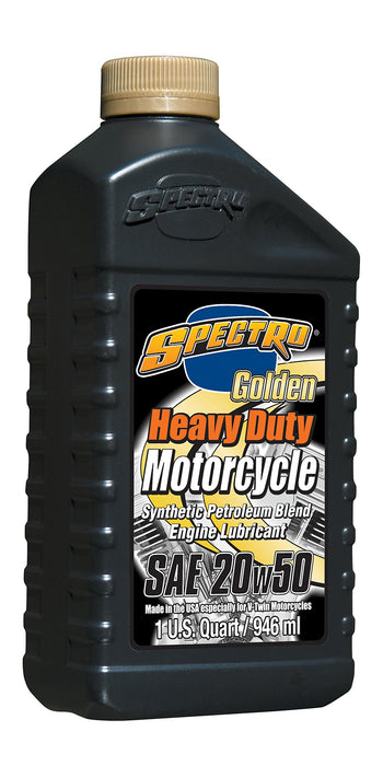 Spectro R.HDG25 Heavy Duty Golden Semi-Synthetic 20w50, 1 Quart