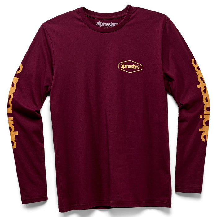 Alpinestars 1210-71002-838-2XL Outland Premium Ls Tee Maroon 2X