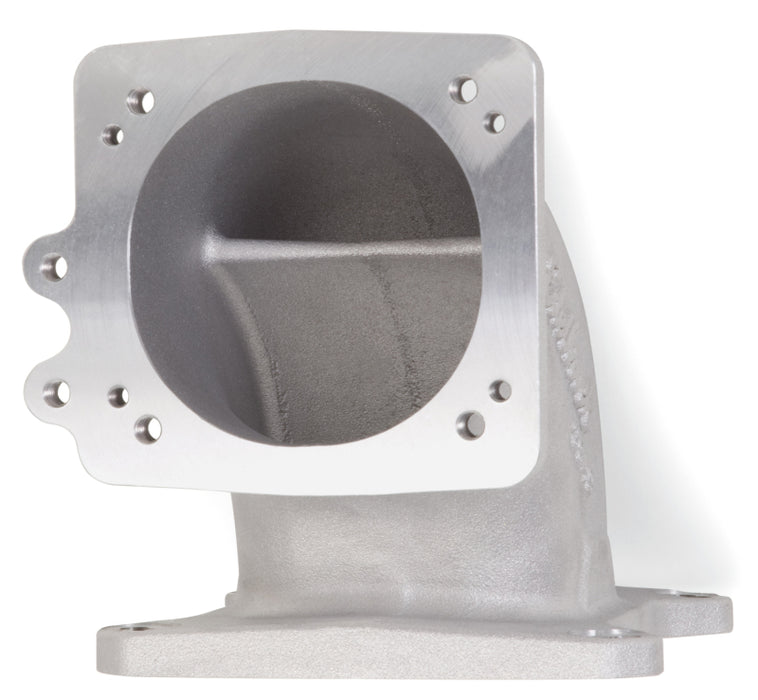 Edelbrock High Flow Intake Elbow 95mm Throttle Body to Square-Bore Flange As-Cast Finish 3849