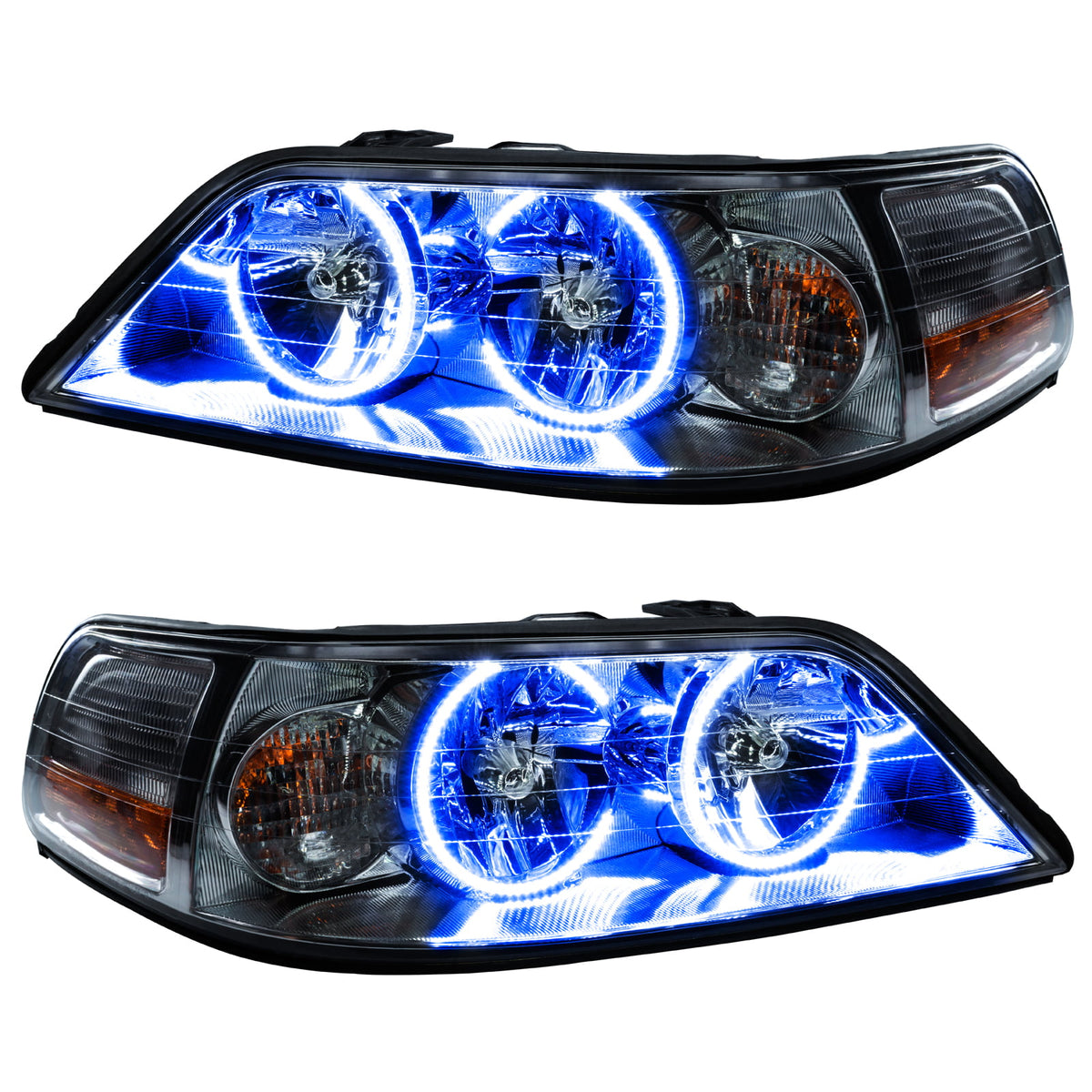 Oracle Lighting 2005-2011 Lincoln Towncar Pre-Assembled Led Halo Headlights Mpn: 7085-002