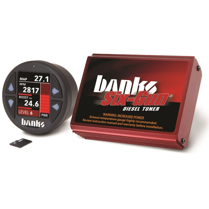 Banks 04-05 Chevy/GMC 2500/3500 6.6L LLY Six-Gun Diesel Tuner w/ iDash-1.8 DataMonster 61442