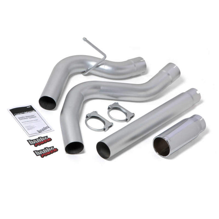 Banks Power 14-15 Compatible with Dodge Ram 1500 3.0L Diesel Monster Exhaust Sys SS Single Exhaust w/ Chrome Tip 48601