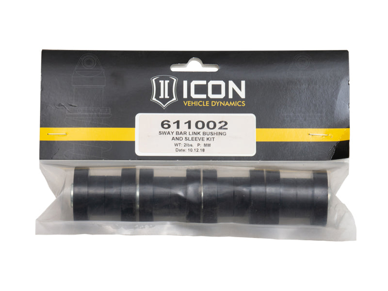 Icon Ford F-250/F-350 & Jeep Jk/Jl Sway Bar Link Bushing And Sleeve Kit 611002