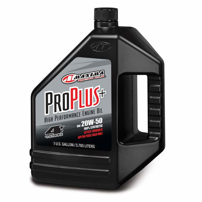 Maxima ( Pro Plus+ 20W-50 Synthetic Motorcycle Engine Oil 1 Gallon 30-039128