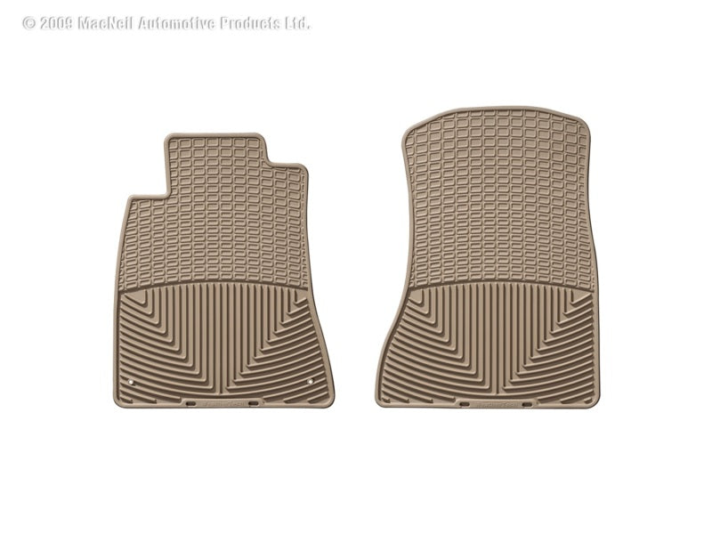 WeatherTech 02+ Lexus SC 430 Front Rubber Mats Tan W77TN