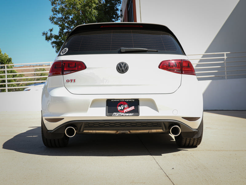 aFe MACH Force-Xp 3in to 2-1/2in Stainless Steel Axle-Back Exhaust 15-17 Volkswagen GTI 49-36417-P