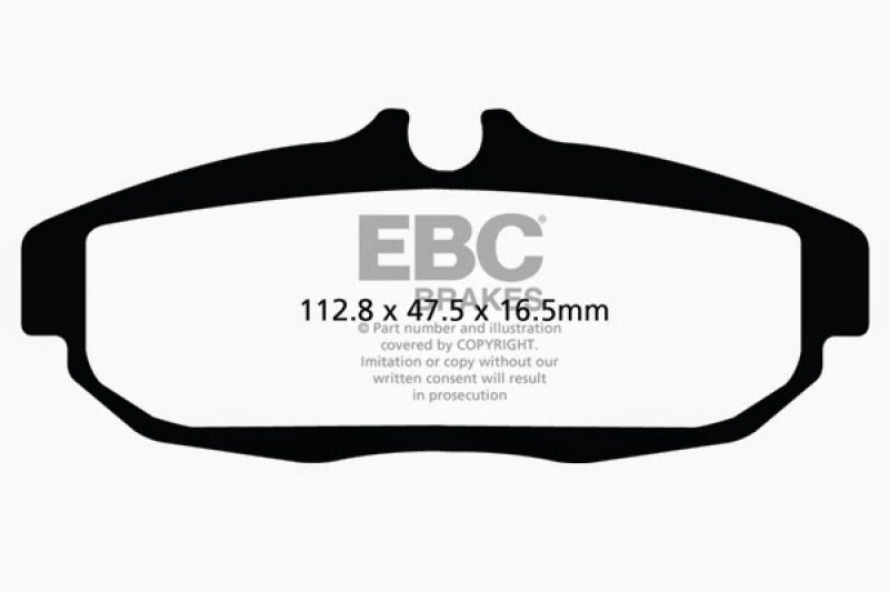 EBC 12 Ford Mustang 5.8 Supercharged (GT500) Shelby Ultimax2 Rear Brake Pads UD1562