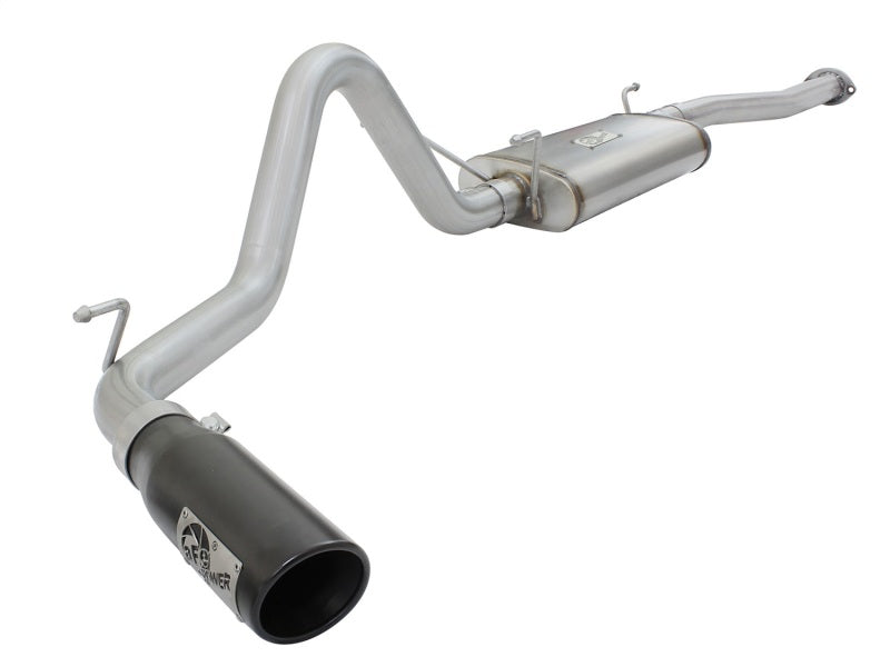 aFe MACH Force XP 2.5in Cat-Back Stainless Steel Exhaust System w/Black Tip Toyota Tacoma 13-14 2.7L 49-46024-B