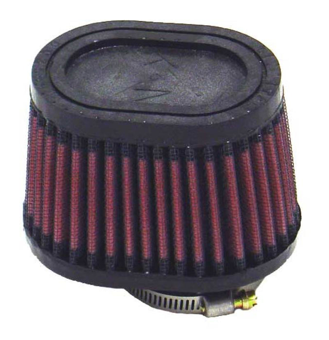 K&N Universal Clamp-On Air Intake Filter: High Performance, Premium, Replacement Air Filter: Flange Diameter: 1.75 In, Filter Height: 2.75 In, Flange Length: 0.625 In, Shape: Oval Straight, Ru-2450 RU-2450