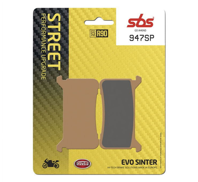 SBS 947SP Front Sintered-Modern Large Displacement Brake Pads