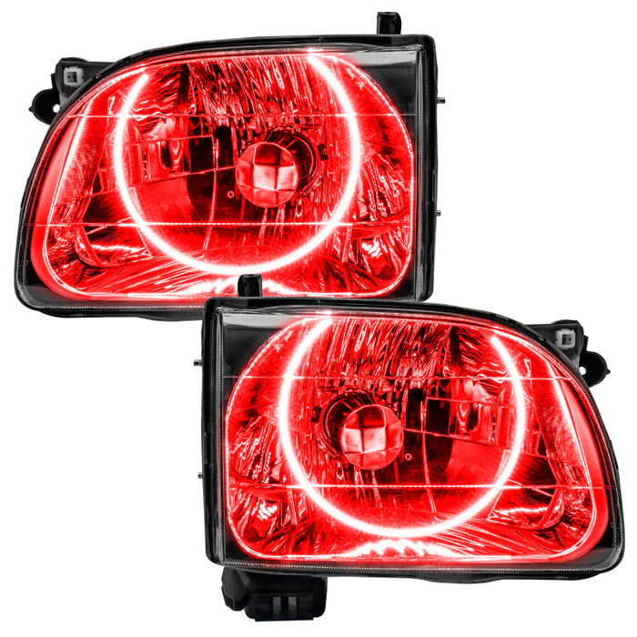 Oracle Lighting 01-04 Toyota Tacoma Pre-Assembled LED Halo Headlights -Red SEE WARRANTY 7202-003