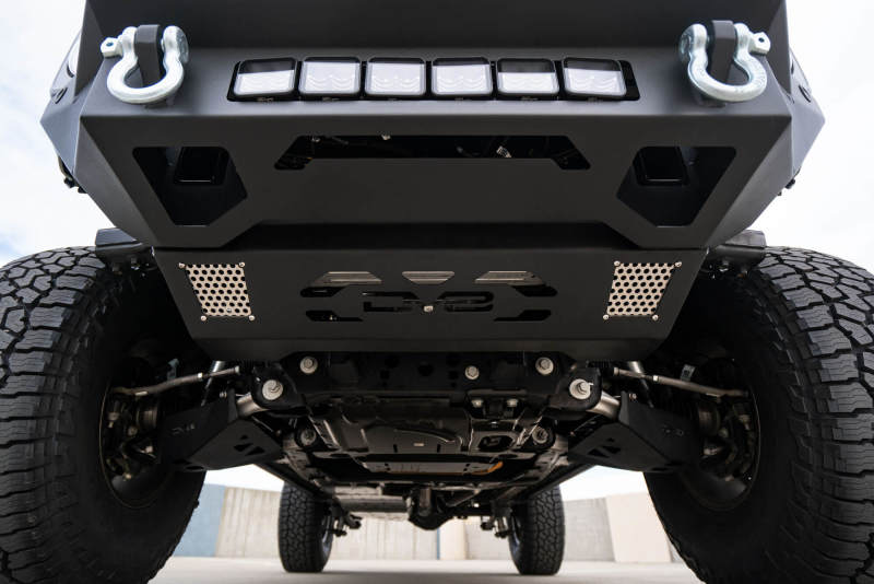 Dv8 Offroad Steel Front Skid Plate Black For 2021-2022 Fits Ford Bronco SPBR-01