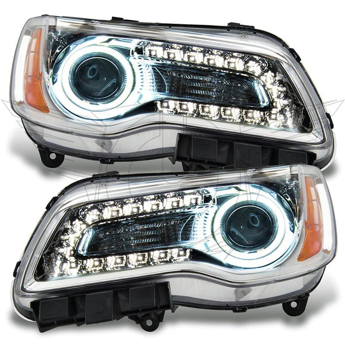 Oracle 11-14 Chrysler 300C SMD HL Chrome NON HID ColorSHIFT w/ BC1 Controller SEE WARRANTY 7728-335