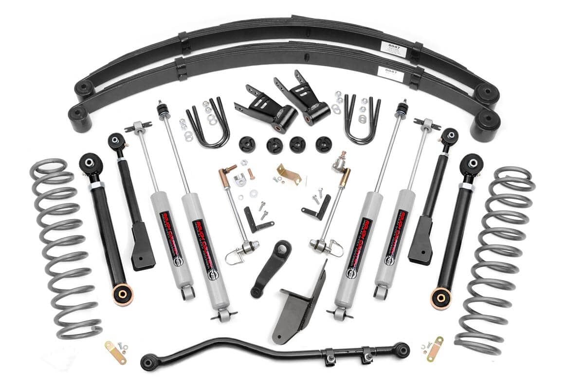 Rough Country 6.5 Inch Lift Kit X-Series Fits Jeep Cherokee Xj 2WD/4WD (1984-2001) 69620