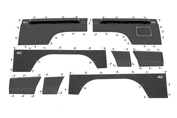 Rough Country Full Body Armor Fr & Rr Combo Fits Jeep Cherokee Xj 2WD/4WD (97-01) 10581